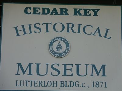 Make sure and visit one of the museums in Cedar Key.